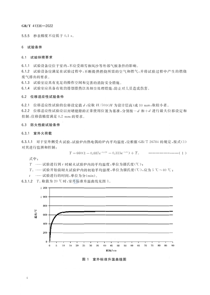 GB/T 41336-2022《建筑幕墻防火性能分級及試驗(yàn)方法》全文公開